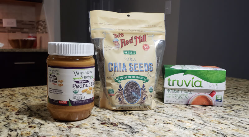 Peanut butter cookies ingredients