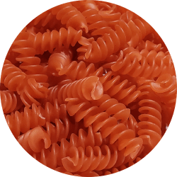 Red lentil rotini