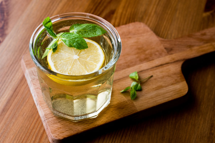 Lemon basil tea