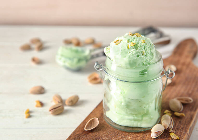 Pistachio ice cream