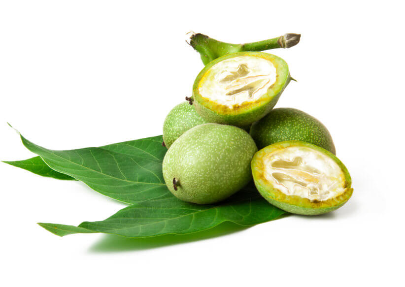 Green walnuts