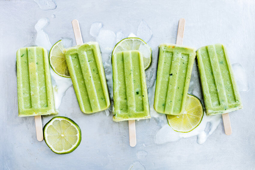 Lime popsicles