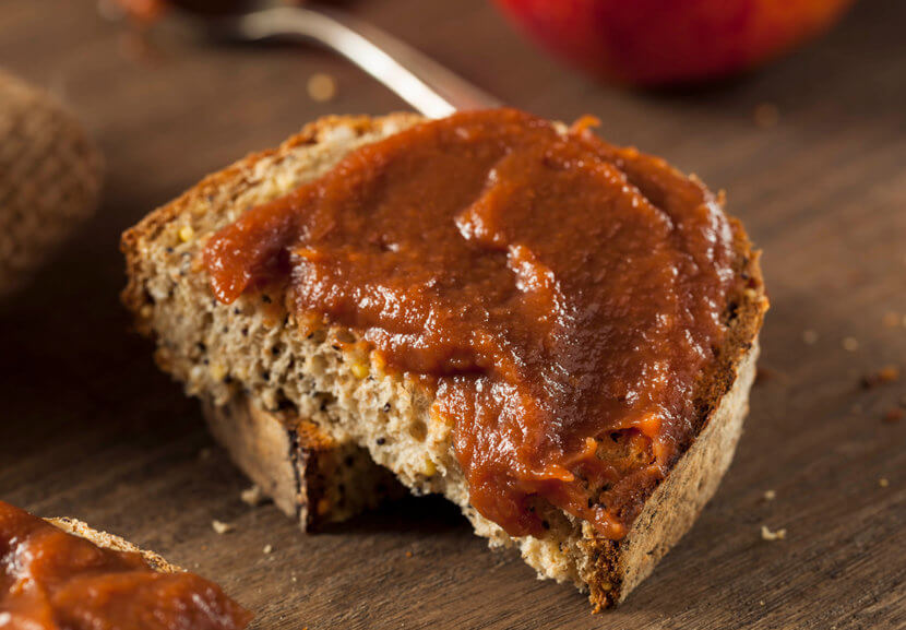 Apple butter toast