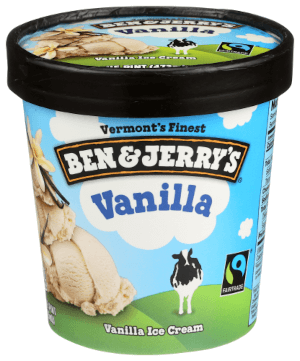 Ben & Jerry's vanilla